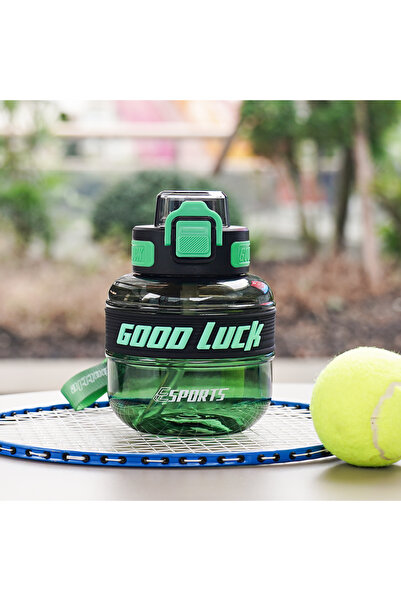 Choice4 600ml Blackish green 1pc 600ml/20oz Cute and Compact Sports Water Bot...