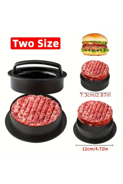 Choice Burger Press Mold & Patty Press Maker -3 in 1 Stuffed Hamburger Patty ...