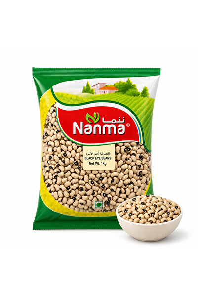 Nanma Black Eye Beans 1kg