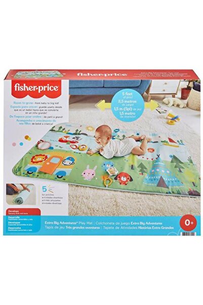 FISHER PRICE Büyük Maceralar Dev Oyun Halısı GXR53