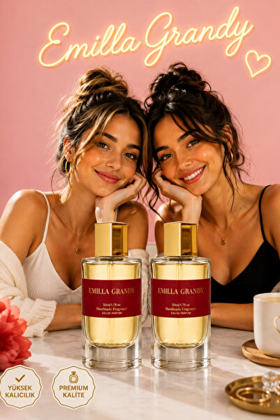 EMILLA GRANDY MY & PUDRA 2’li Kadın Parfüm Seti | 50 ml + 50 ml Kalıcı EDP | ...