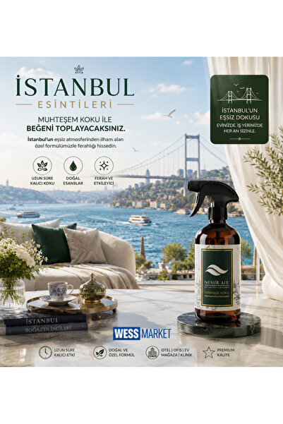 WESS Nehir Air Ortam Kokusu 500 ml İSTANBUL