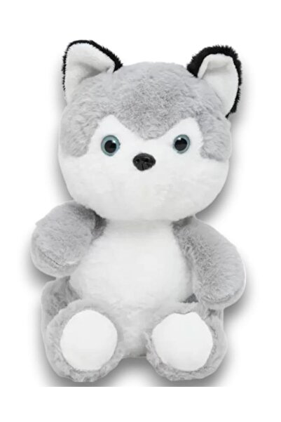 SELAY TOYS Plush Gray Husky 25 cm 4442