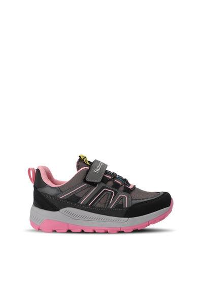 Slazenger Kross Ktn Kids Velcro Dark Gray / Pink Casual Sports Shoes