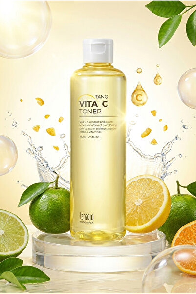 TENZERO Yeşil Mandalinalı, C Vitaminli, Gözenek Sıkılaştırıcı, Leke Karşıtı, ...