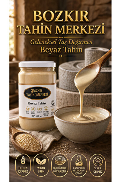 Hakbur Bozkır Yöresel Bozkır Tahin Merkezi Doğal Beyaz Taş Değirmen Tahini 60...