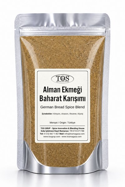 TOS The Organic Spices Alman Ekmeği Baharat Karışımı 100 gr German Bread Spic...