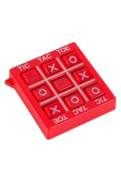 BAMI NETWORK Joc educativ tic tac toe buzunar plastic rosu bleu calatorii