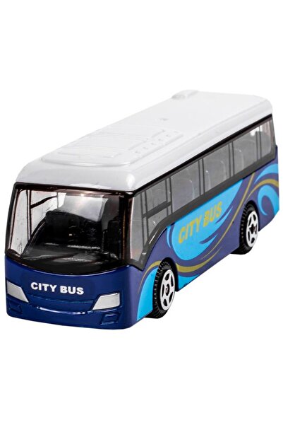 BAMI NETWORK Autobuz Jucarie Albastru Metal 1:64 Varsta 3+ Cadou Baieti