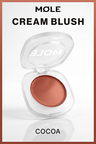 MQLE Cream Blush Krem Allık - Yüksek Pigmentli Mat Blush - Cocoa