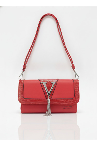SilviaRosa Geanta Portofel Crossbody Dama cu Bareta Piele Ecologica 20x12x5cm...