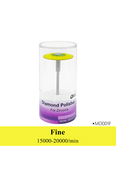 Choice4 Yellow WELL CK 1pc Dental Diamond Polisher Wheel Disc For Porcelain Z...