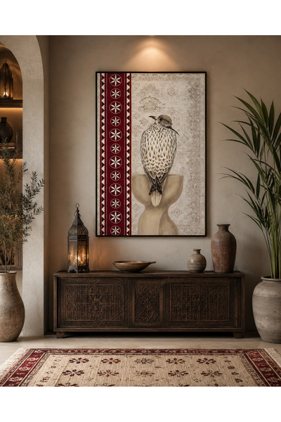 Ghaith Store Luxury Heritage Artwork "The Eagle of Authenticity" Premium Wall...