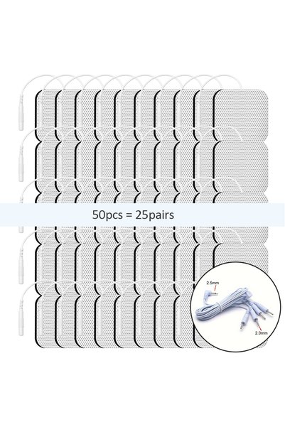 Choice3 M-50pcs-Line وسادة أقطاب كهربائية للعلاج الطبيعي من Tens، رقعة تحفيز ...