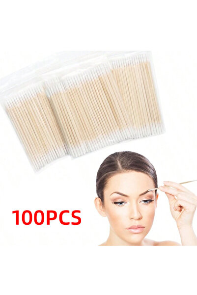 choice2 100PCS(1pack) 100/300/500/800pcs Disposable Pointed Cotton Swabs For ...