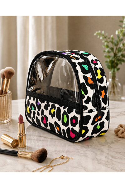 Wallery Bags Corded Fabric Transparent, Accessories & Makeup Bag