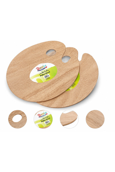 Pinax طقم عدد 2 لوحة الوان خشبية كلاسيكي Set of 2 classic wooden color palette