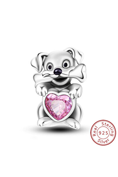 Choice KTC745 Original 925 Sterling Silver Charm Bead Balloon Poodle Cute Pup...