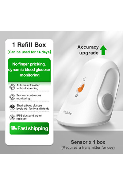 Choice1 1pc sensor YUWELL cgm sensors glucose Dynamic Continuous Blood Glucos...