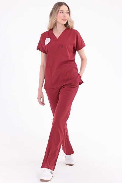 Çatı Medikal Spaniard - Bachelor's and Master's Health Care Uniform Lycra Scr...