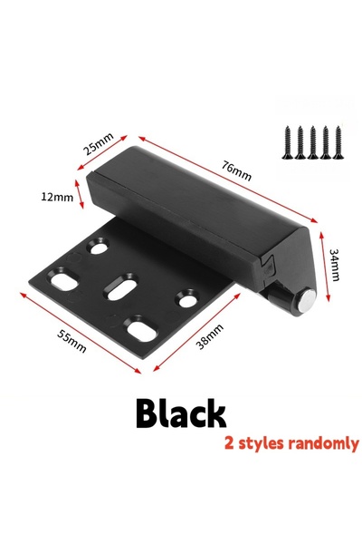 Choice1 Black Home Security Door Lock with Screws,Childproof Door Reinforceme...