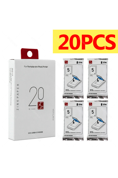 Choice 20pcs Photo Paper Original MT53 Self-adhesive Photo Paper 2x3 Inch Sti...