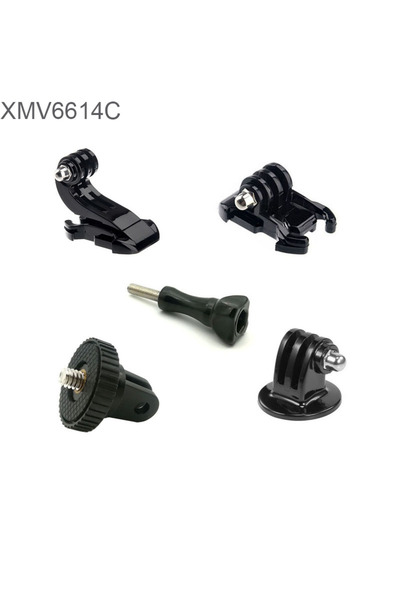 Choice5 XMV6614C Accessories Kit for Action Camera Accessory Quick Release Bu...