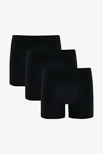 Penti Men's Cotton Basic Black 3-Pack Boxers