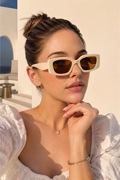 Eyesofia Tom Rs Cream Breeze - Logo-Free Sunglasses