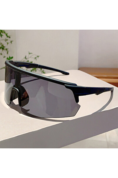 Choice ONE SIZE Black Oversized Fashion Cycling Sunglasses Anti Wind Flash Co...