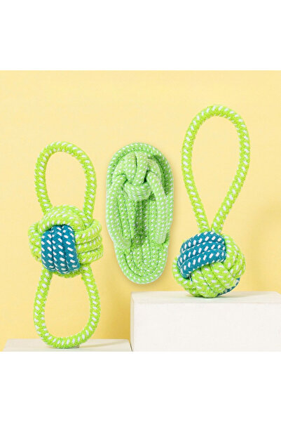 Choice3 04 Dog Toy Rope Ball Toy for Dogs Training Toy for Dogs Teeth Cleanin...