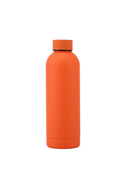 Choice 750ml Orange 500/750ML Small Mouth Thermos Cup, Outdoor Stainless Stee...
