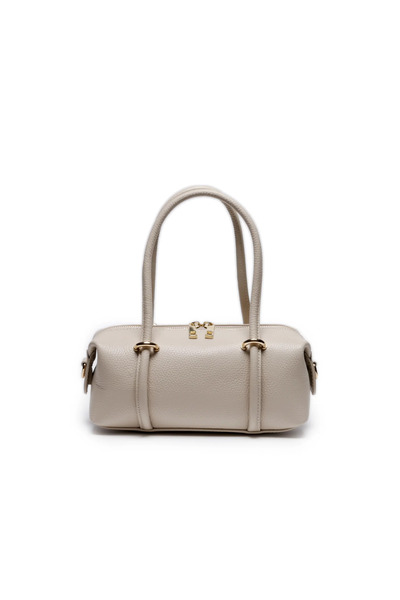 Poseta Domnitei Josephine Leather Bag - Beige