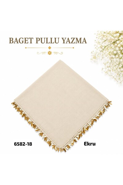 Sedef Baget Pullu Yazma
