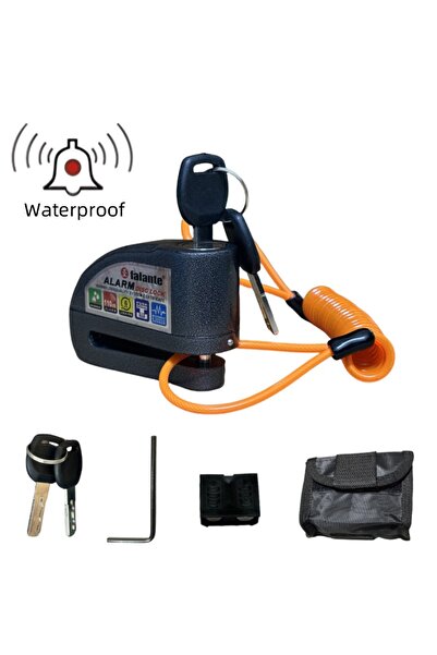 Choice 8302 Motorcycle Bicycle Lock Alarm Safety Protection Padlock Disc Alum...