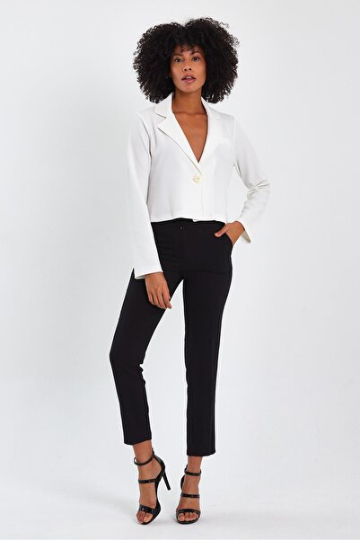 ALEXANDERGARDI UNLINED CROP BLAZER JACKET (B22-21400)