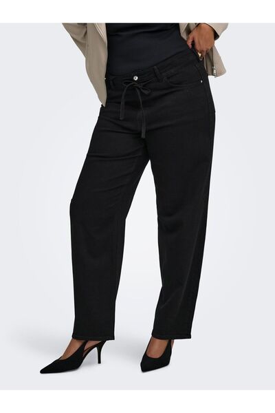 Only Carmakoma Straight-Fit jeans CARGIANNA Mittlere Taille Ballon Schnitt Jeans