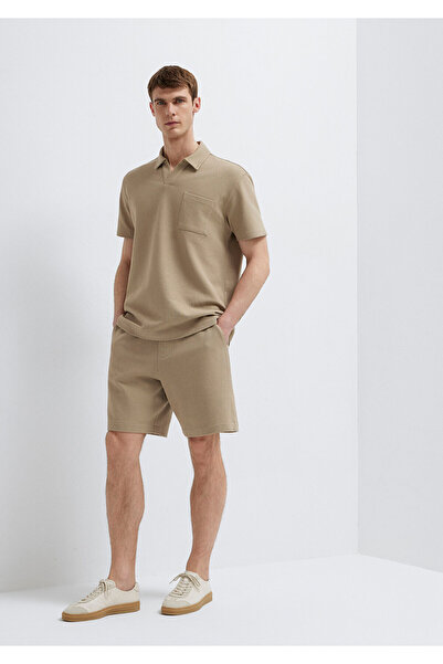 Mavi Beige Basic-Shorts 0410335-80697