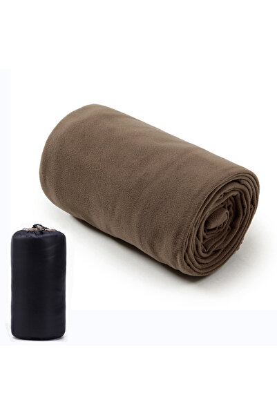 Choice Brown Outdoor Fleece Sleeping Bag 180x80cm Single Down Sleeping Bag In...