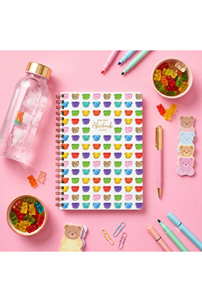 KESKİN COLOR Sharp 17*24 Spiral Academic Agenda - Teddy