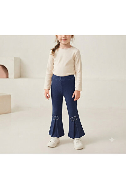 Cevval Minigirls Spanish Long Trousers Bow Girl's Extra Flexible Twill Luxury...