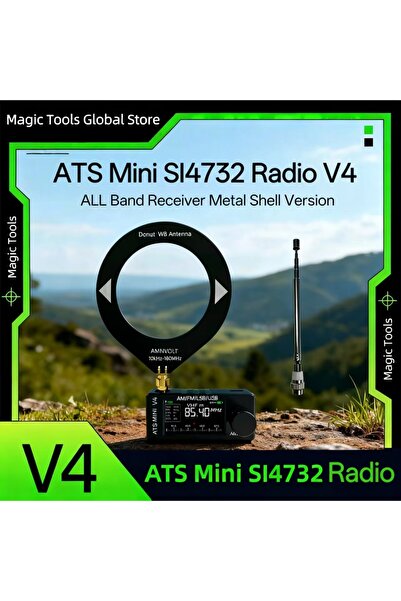 Choice Metal Case Metal Case AMNVOLT V4B ATS MINI SI4732 DSP Radio All Band F...