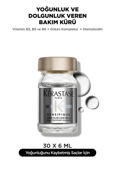 Kerastase Densifique Cure Densifique Density and Fullness Care Cure 6Mlx30 6m...