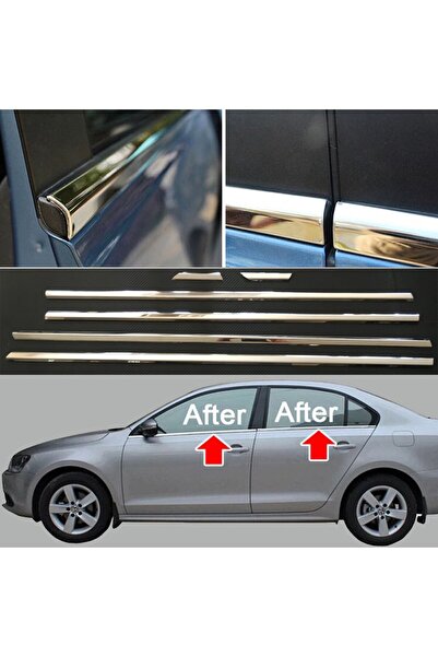 Niken Volkswagen Jetta Cam Alt Çitası Kromu Nikelajı 2011Sonrası