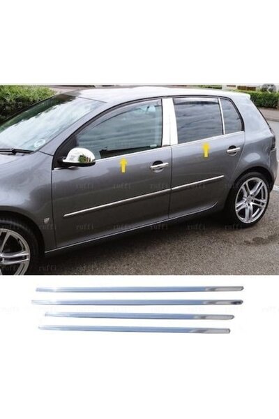 Volkswagen Golf 5 Cam Çitası Kromu Nikelajı