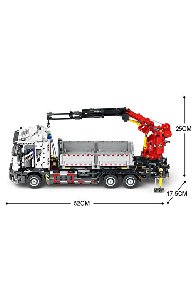 Choice Electric Hoist 2328PCS Multifunctional Crane Truck Building Blocks Rem...