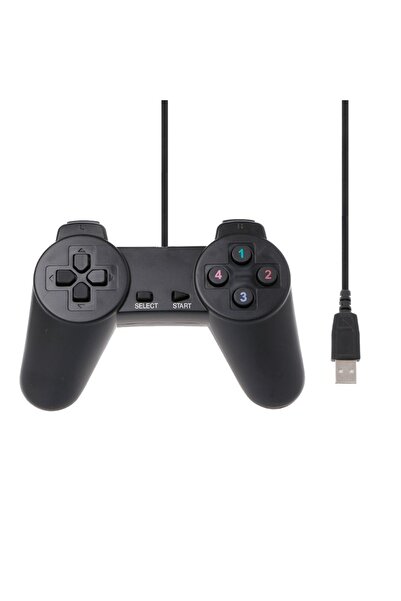 Choice black 1.5m USB Wired PS1 Classic Gamepads PC Game Controller Computer ...