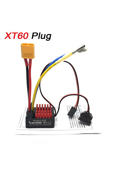 Choice 60A-RTR XT60 Plug Waterproof 1060 RTR 60A Brushed Electronic Speed Con...