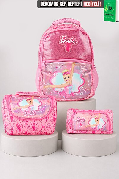 Barbie X Dekomus Licensed Ballerina Magic Collection Large Size School Bag, T...