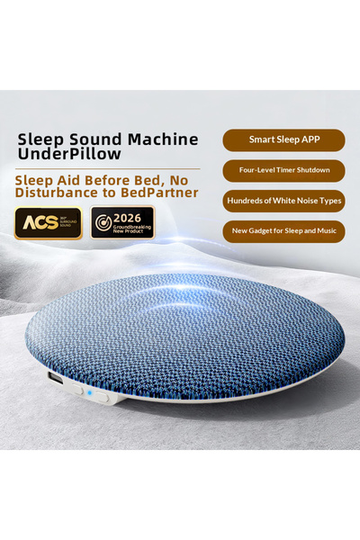 choice2 Blue Bluetooth 6.0 Pillow Speaker for Sleeping, Wireless MP3 Music Pl...